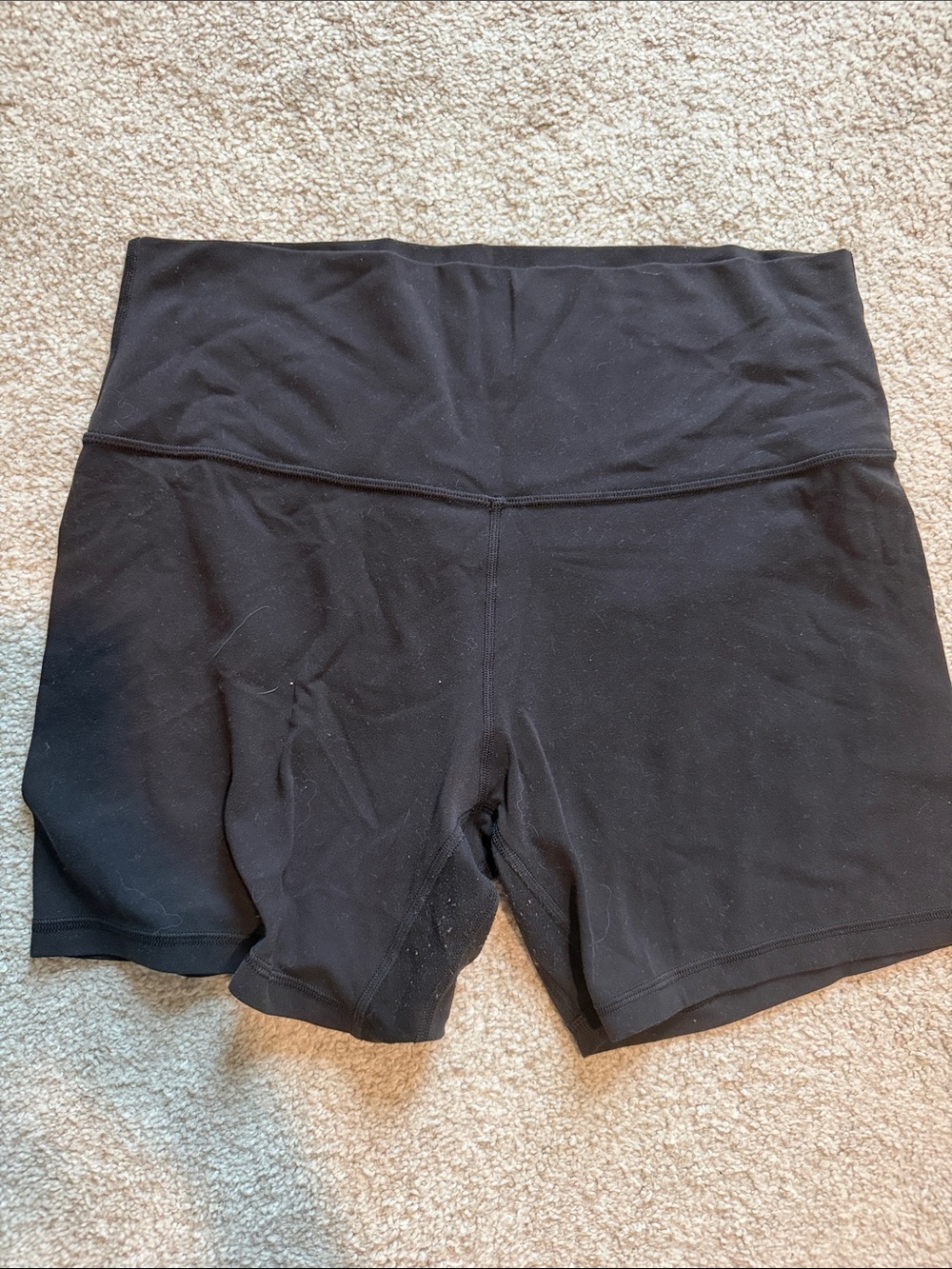 Lululemon align Women’s High-Waist Black Athletic Shorts